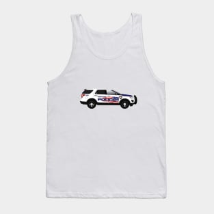 Yorktown NY Police Car Tank Top